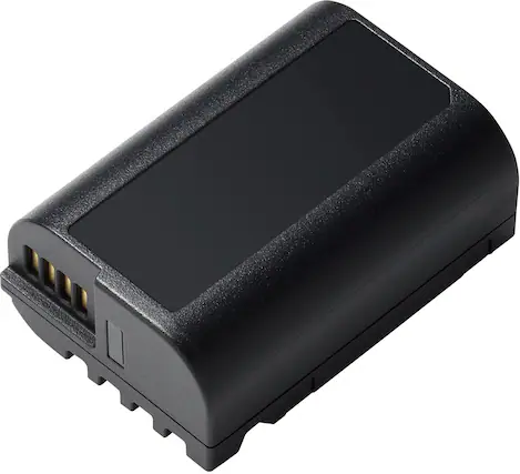 Front. Panasonic - LUMIX Rechargeable Lithium-Ion Battery - Black.