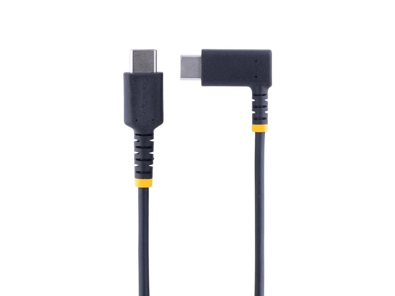 Alt View 1. StarTech.com - StarTech.com 6ft (2m) USB C Charging Cable Right Angle R2CCR-2M-USB-CABLE.