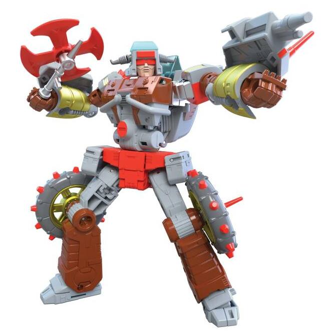 Alt View 3. Hasbro - Transformers Studio Series 86-14 Voyager Junkheap Action Figure - Red.