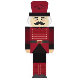 Fan Creations - Arkansas Razorbacks 31'' Nutcracker Leaner - Multicolor