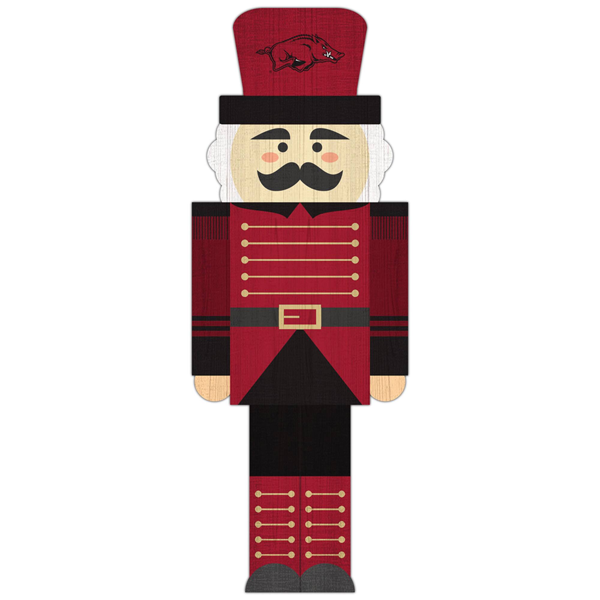 Arkansas Razorbacks 31'' Nutcracker Leaner