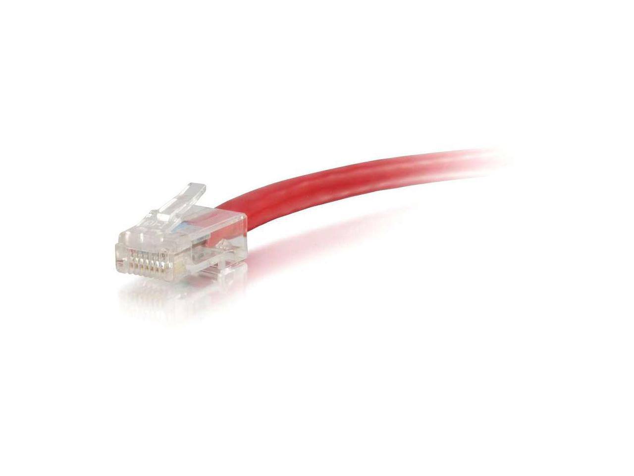 Alt View 4. Cables to Go - C2G 04152 Cat6 Cable - Non-Booted Unshielded Ethernet Network Patch Cable, Red (5 Feet, 1.52 Meters).