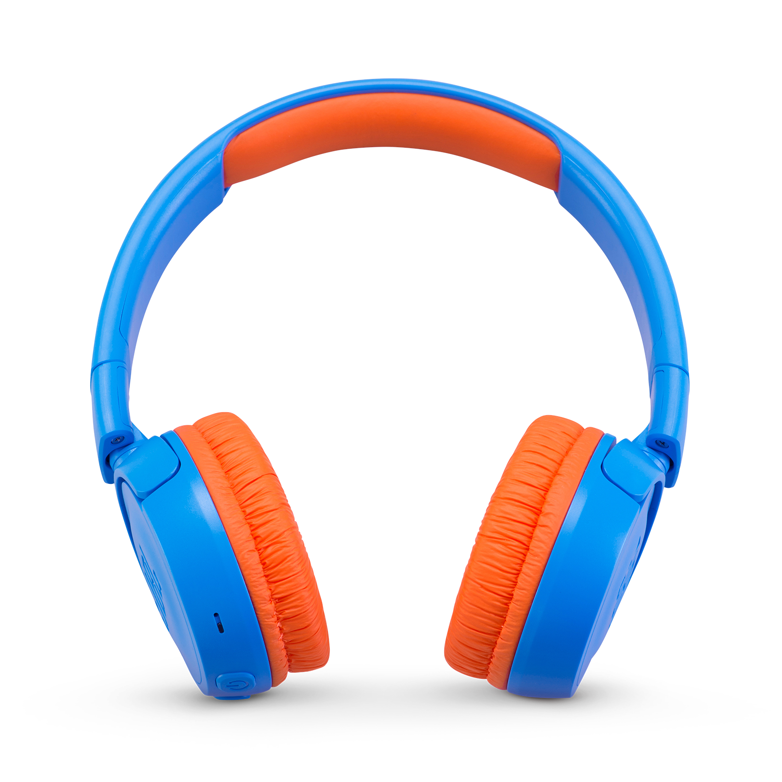 Angle. JBL - JBL JR 300BT Kids On Ear Wireless Headphones with Safe Sound Technology (Blue) - Blue.