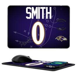 Keyscaper - Roquan Smith Baltimore Ravens Wireless Charger and Mouse Pad - Black