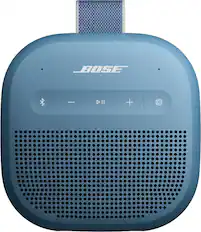 BOSE
- Bluetooth symbol
- Play/Pause button
- Previous track button
- Next track button
- Volume up button
- Volume down button
- Power button
