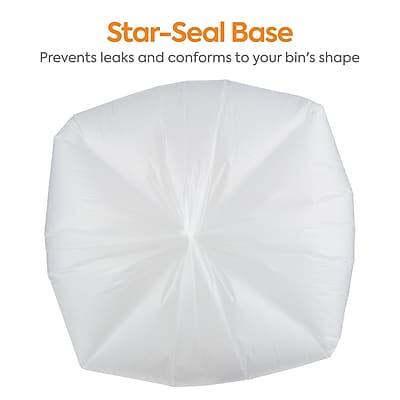 Star-Seal Base  
Prevents leaks and conforms to your bin's shape