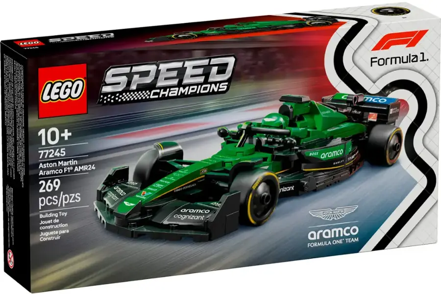 SPEED LEGO Formula 1. LEGO SPEED CHAMPIONS. 10+ 77245 BOSS aramco Aston Martin DAELET Aramco F1 AMR24 CB ADG ISUEL 269 aramco EEo GRAD PERSEGACX nizant pcs/pzs cogniant N  aramco ASTON MARTIN Building Toy de cognizant Jouet construction Juguete para aramco Construir ONE' TEAM FORMULA.