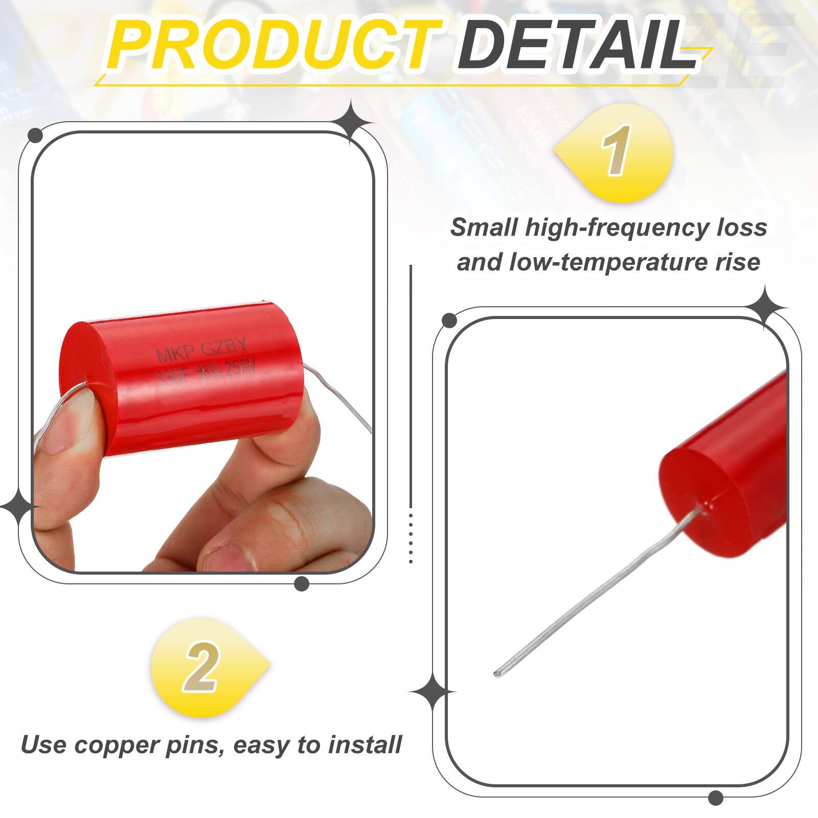 **PRODUCT DETAIL**

1. Small high-frequency loss and low-temperature rise

2. Use copper pins, easy to install