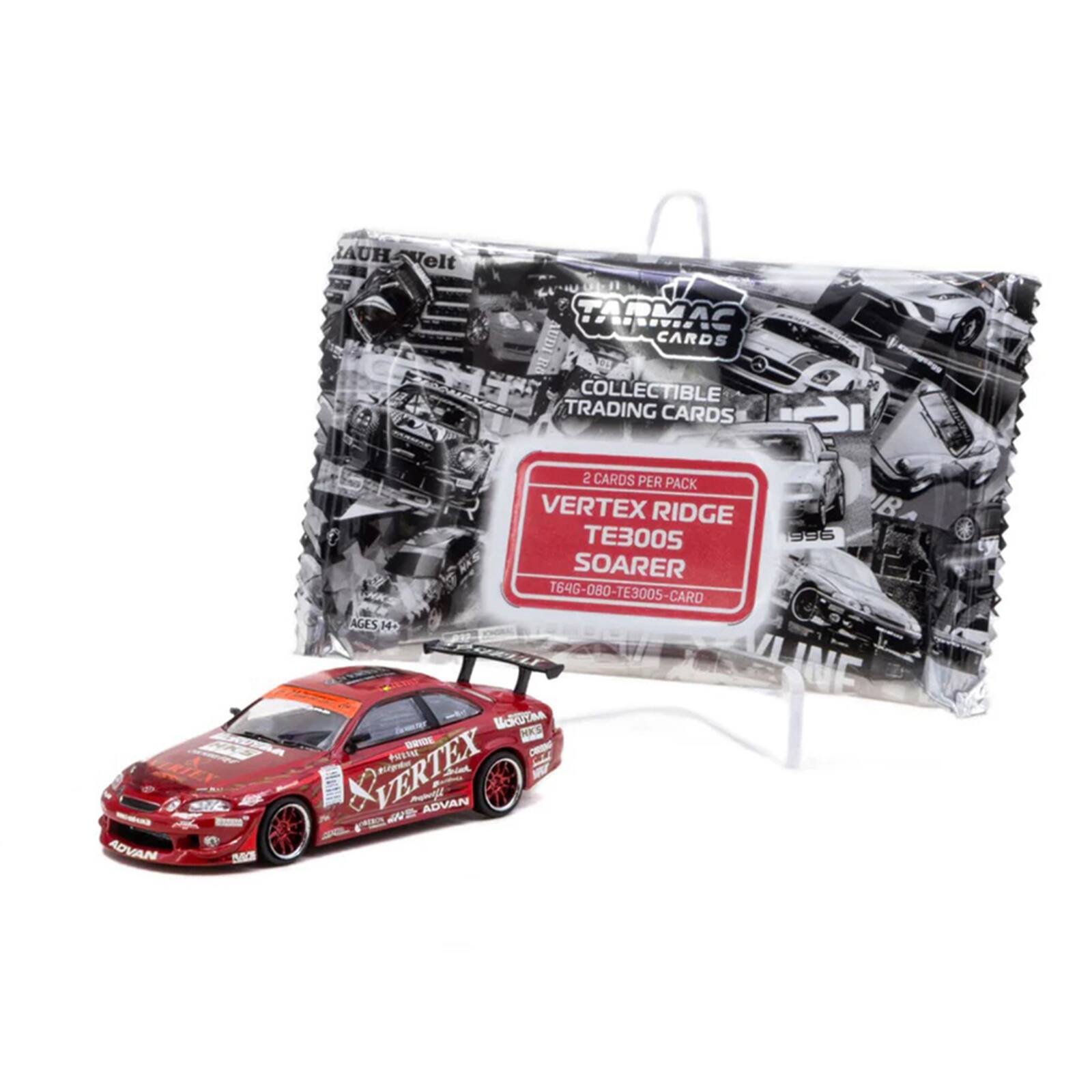 AUH Welt TARMAC CARDS COLLECTIBLE TRADING CARDS I6 ADVAN - 2 CARDS PER PACK VERTEX RIDGE TE3005 SOARER T64G-080-TE3005-CARD T64G AGES 4 LINE MTe NKS BRIDE PHSS OVERTEX