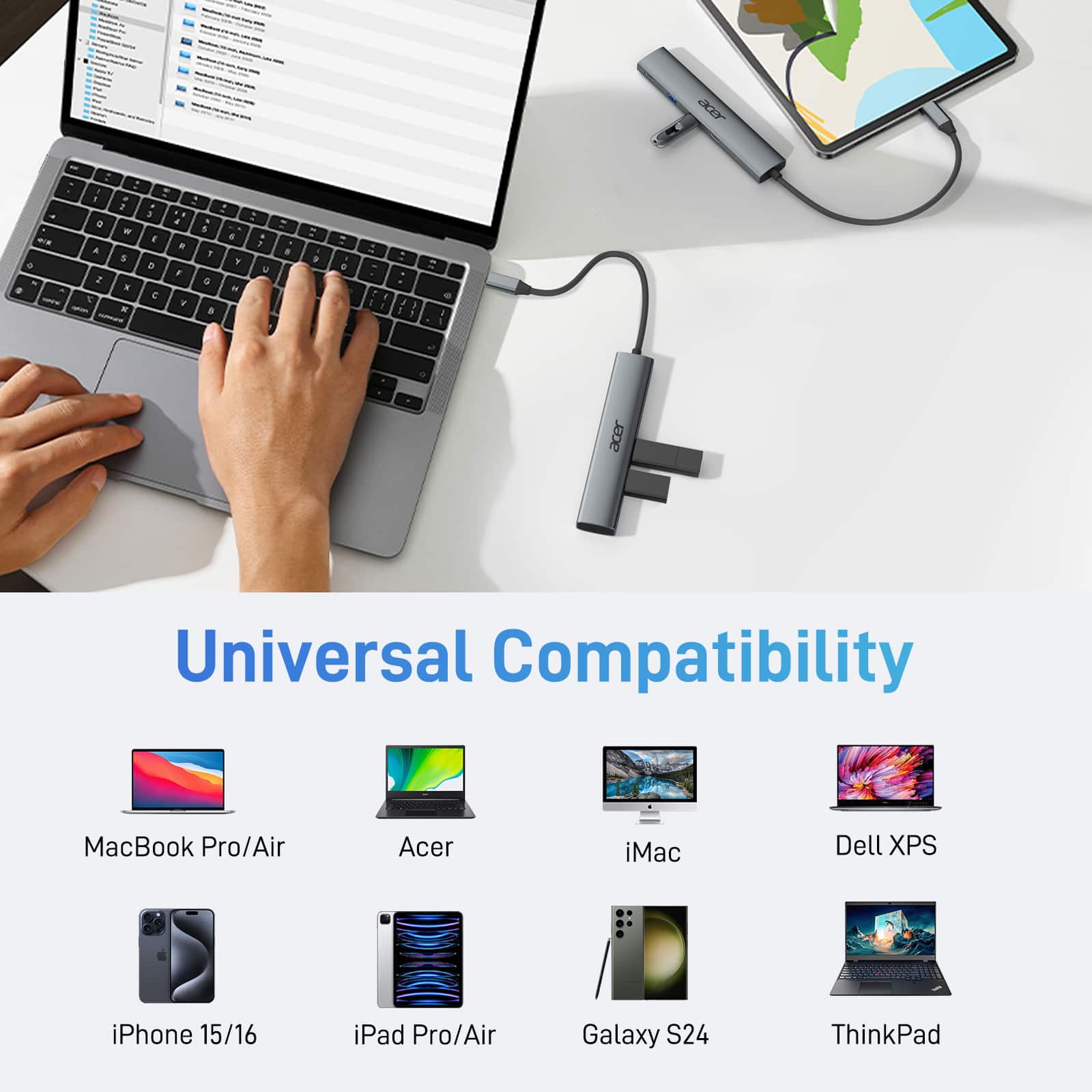 D0Y - . a - . i . 1 a a 2 . - . . . I D C 2 a a 5 . . 7 , F . . a a . . - . . . . 1 . : 1 1 - - . acer Universal Compatibility MacBook Pro/Air Acer iMac Dell XPS iPhone 15/16 iPad Pro/Air Galaxy S24 ThinkPad