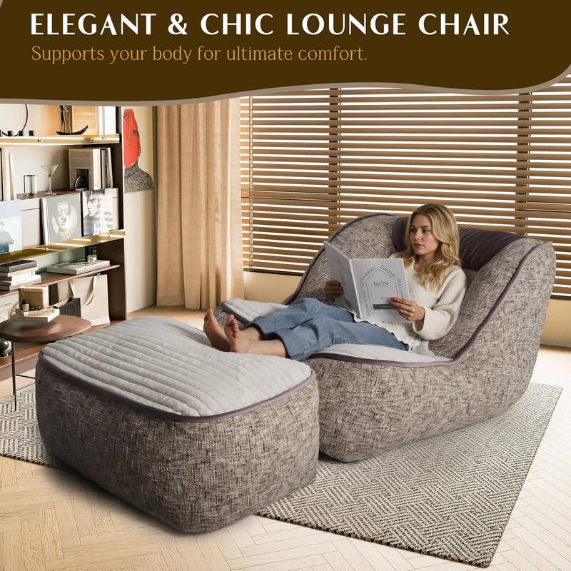 ELEGANT & CHIC LOUNGE CHAIR  
Supports your body for ultimate comfort.
