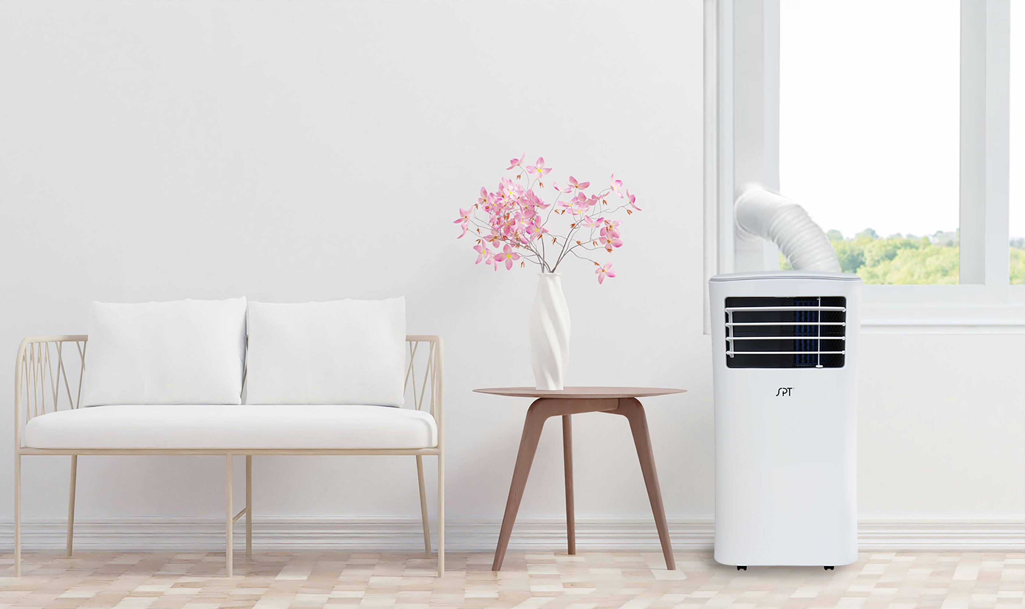 Alt View 1. SPT - 10,000 BTU Portable Air Conditioner – Cooling Only - White.