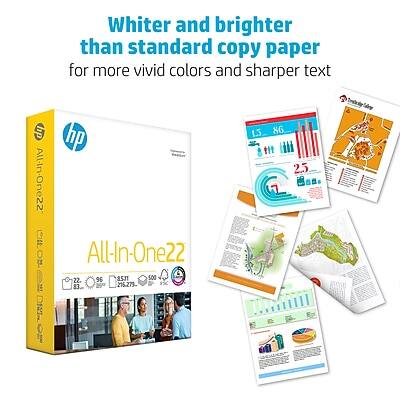 Whiter and brighter than standard copy paper for more vivid colors and sharper text

hp All-In-One22

A511 500 205.273 3X 83.1.5 86 25