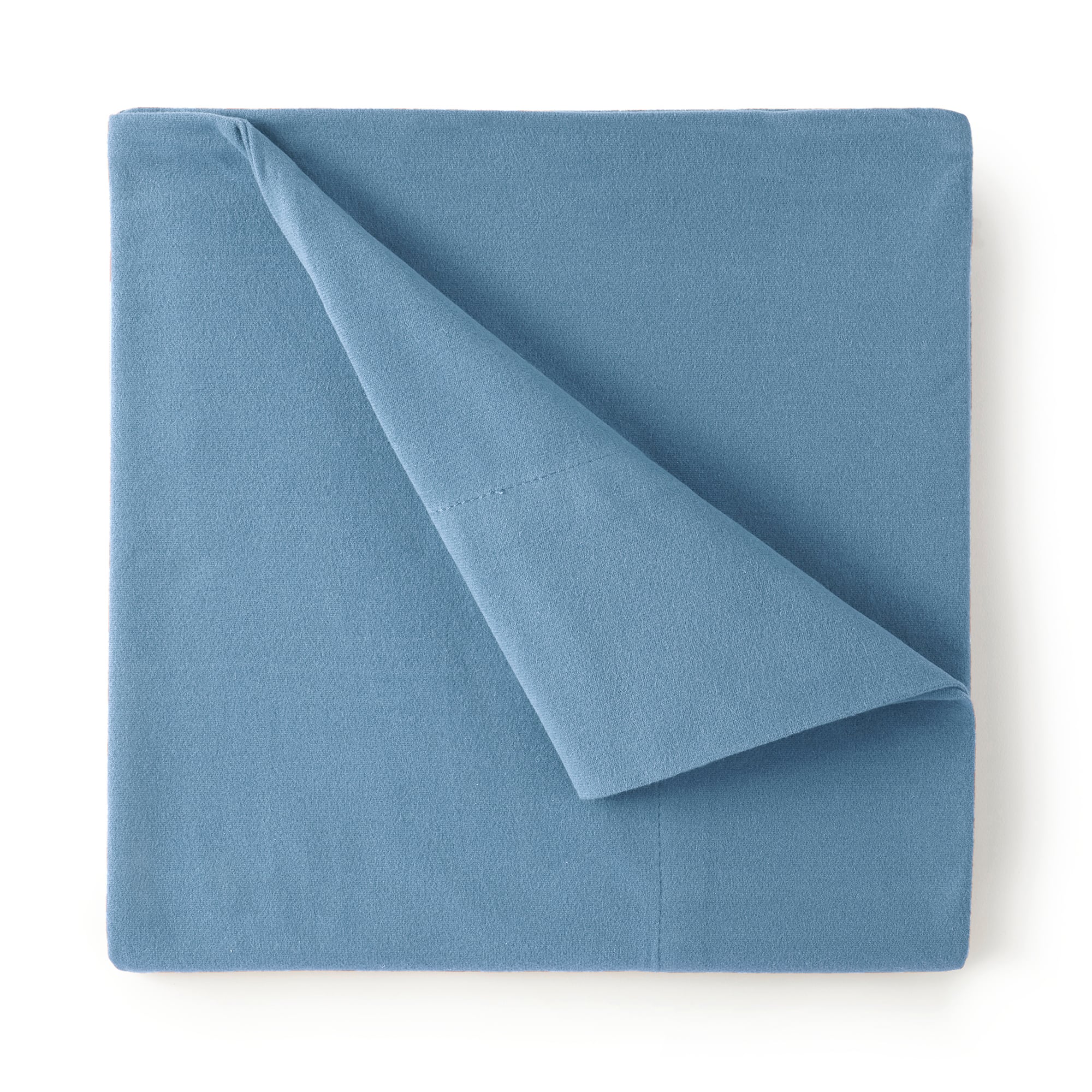 Shavel Home Products - Micro Flannel Solid Color Deep-Pocket Sheet Set, Queen - Morning glory