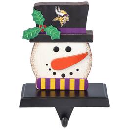 The Memory Company - Minnesota Vikings Snowman Stocking Holders - Multicolor