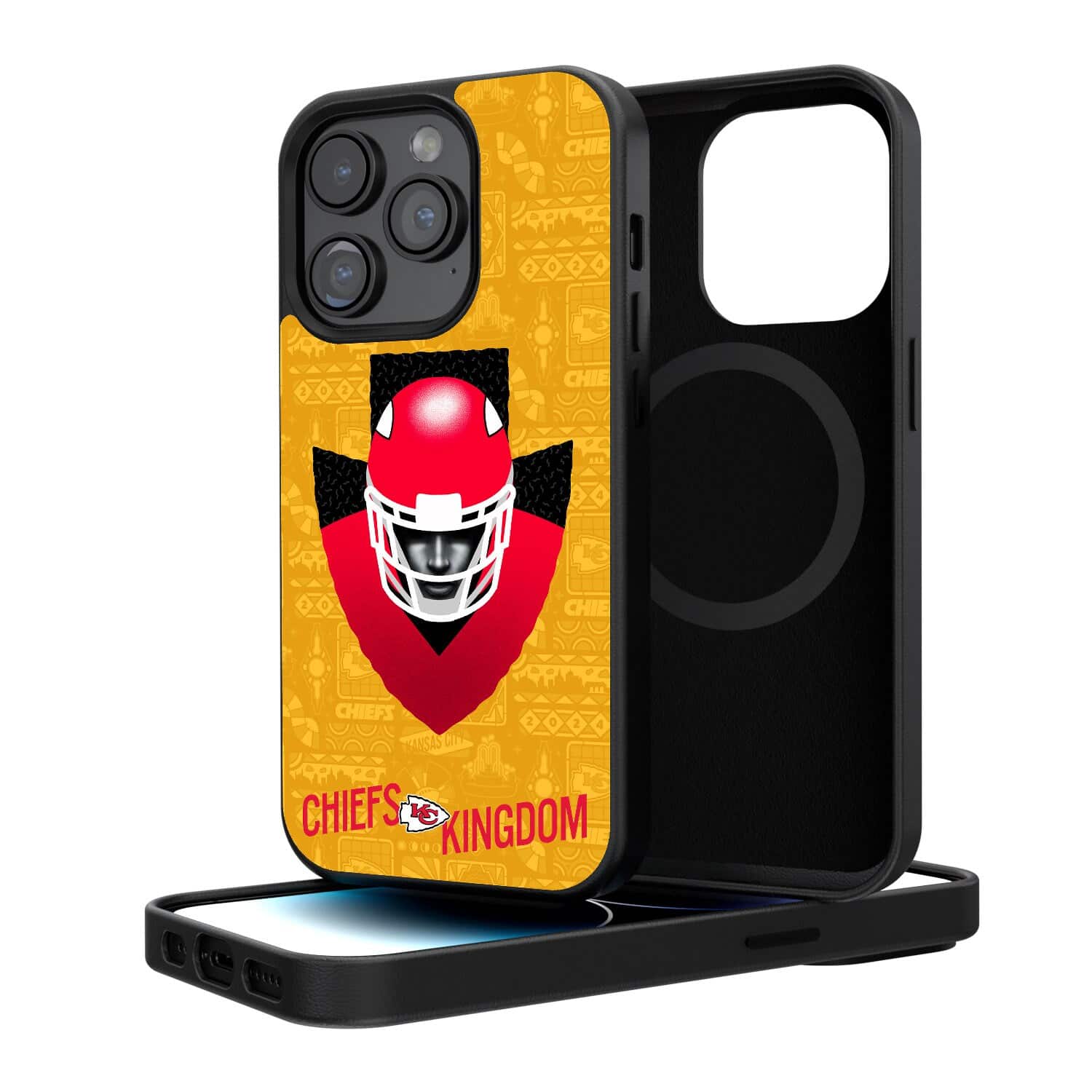 Keyscaper - NFL - Kansas City Chiefs iPhone Magnetic Bump Case - 15 Pro - Black price history on PriceWatchPro
