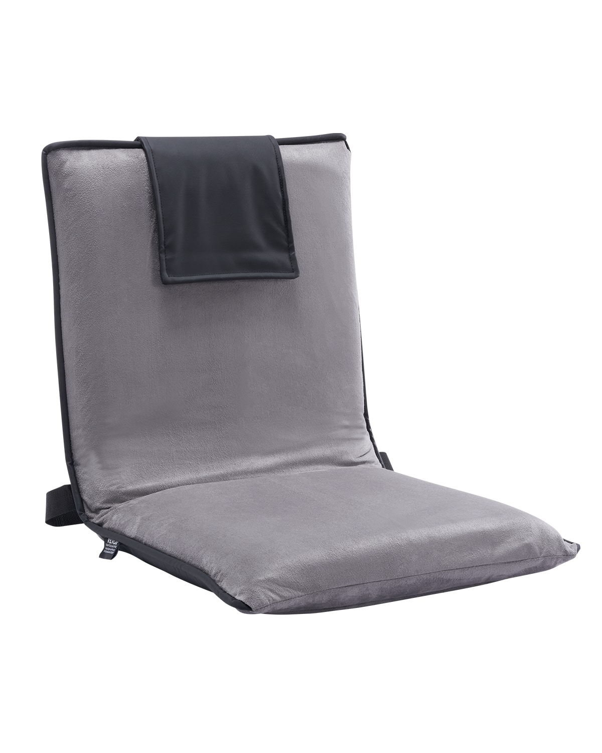 VEVOR - Floor Chair, 6-Position Adjustable Meditation Chair with Back Support, Folding Sofa Chair for Reading TV Watching - Gray