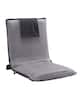 Front. VEVOR - Floor Chair, 6-Position Adjustable Meditation Chair with Back Support, Folding Sofa Chair for Reading TV Watching - Grey.