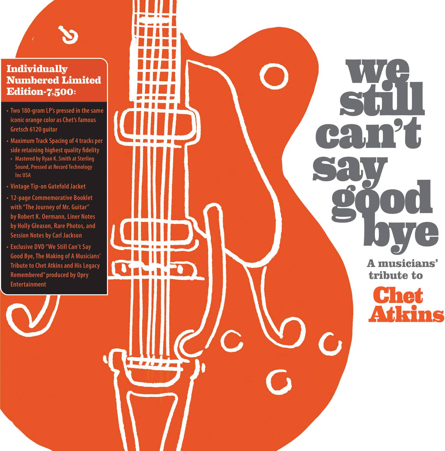 Various Artists - We Still Can't Say Goodbye: A Musicians' Tribute To Chet Atkins (Various Artists) - VINYL LP