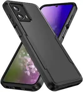 Entronix - Protective Case for Moto G Power 2024 - Stylish Dual-Layer Design with Enhanced Grip - Black