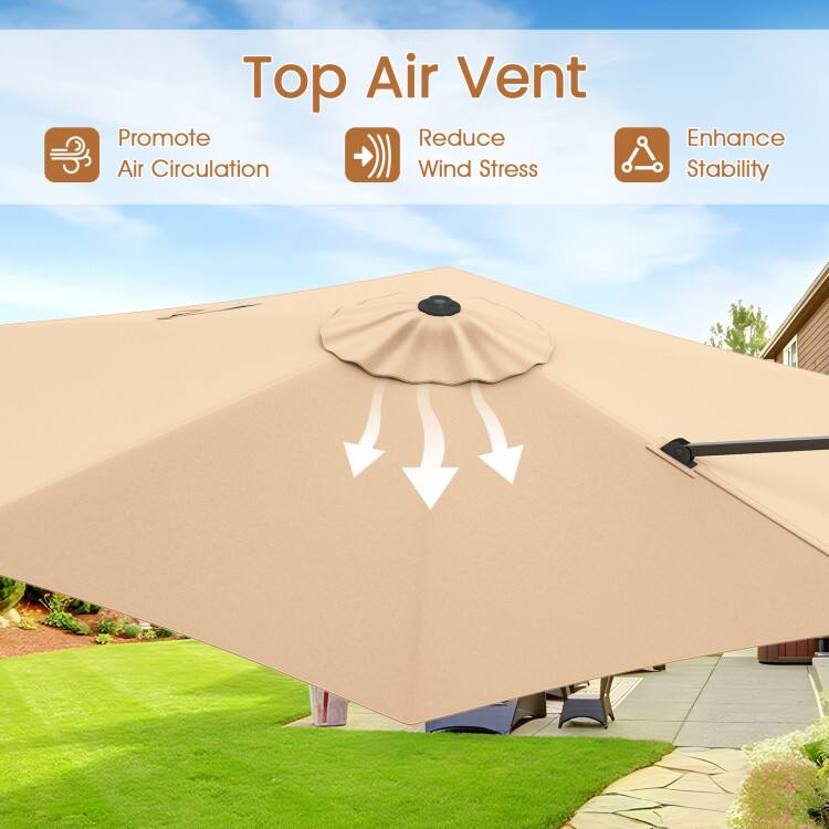 Top Air Vent

- Promote Air Circulation
- Reduce Wind Stress
- Enhance Stability