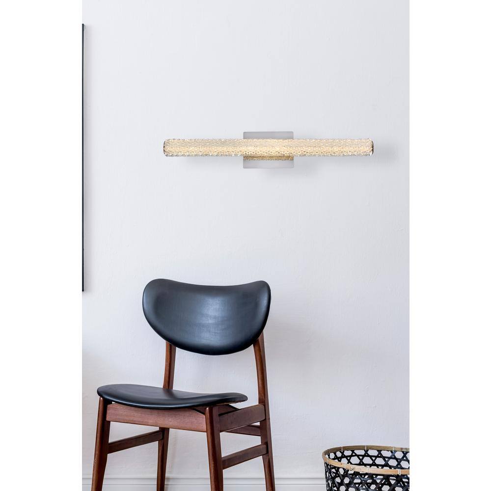Alt View 4. Elegant Lighting - Bowen 30 inch Adjustable LED Wall Sconce in Chrome - Chrome.