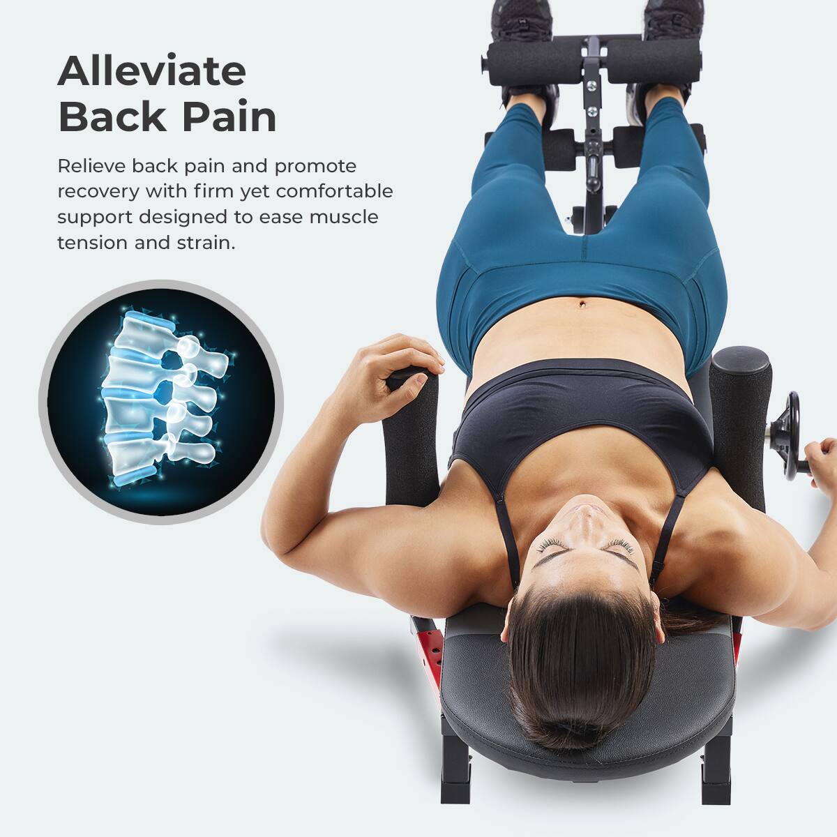 SUMELL SURAIAL Alleviate Back Pain Relieve back pain and promote recovery with firm yet comfortable support designed to ease muscle tension and strain.