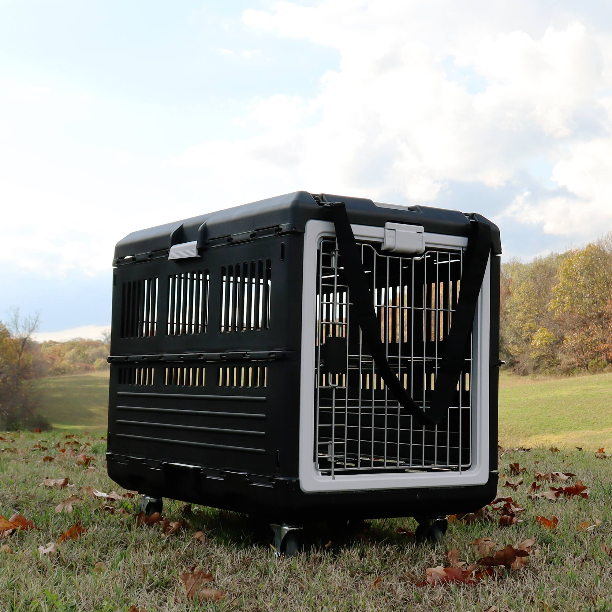 Alt View 8. Mirapet - Mirapet Collapsible Pet Carrier & Crate for Large Dogs & Cats w/ Travel Kit, 35".