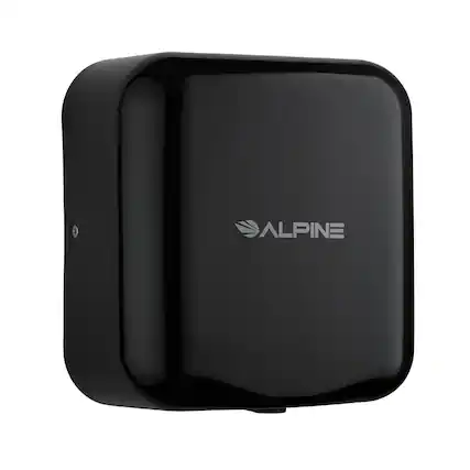 Front. Alpine Industries - Hemlock Commercial Automatic High-Speed 120V Electric Hand Dryer - Black.