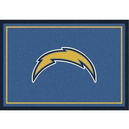 Imperial - Los Angeles Chargers 7'8'' x 10'9'' Spirit Rug - Black