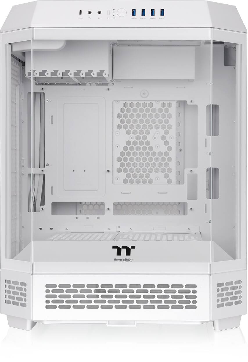 Alt View 11. Thermaltake - Tower 600 Mid Tower ATX PC Case - Snow.