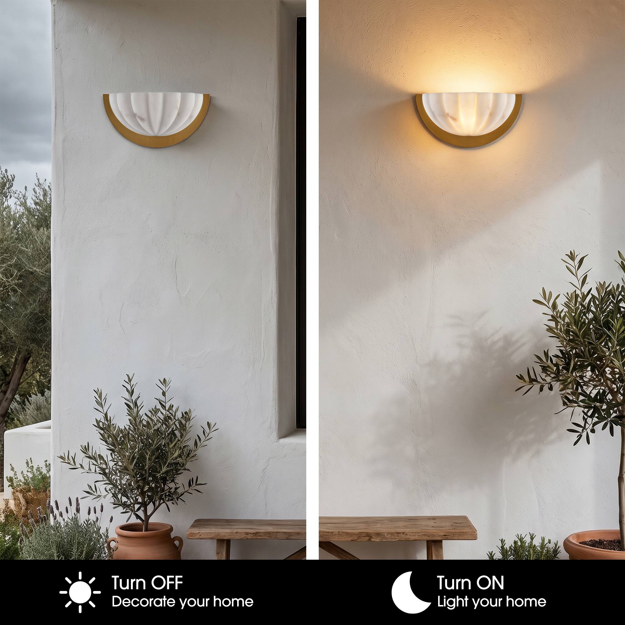 Turn OFF  
Decorate your home  

Turn ON  
Light your home