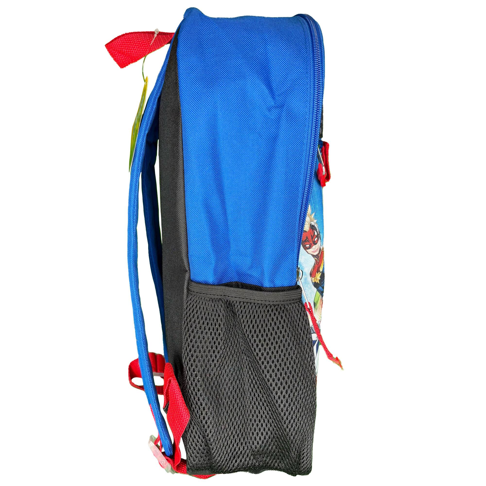 Alt View 3. Marvel - Marvel Avengers Kids School Backpack 16" 5PC Lunch Kit, Keychain, Metal Carabiner, keychain, and utility case - Assorted Pre-Pack.