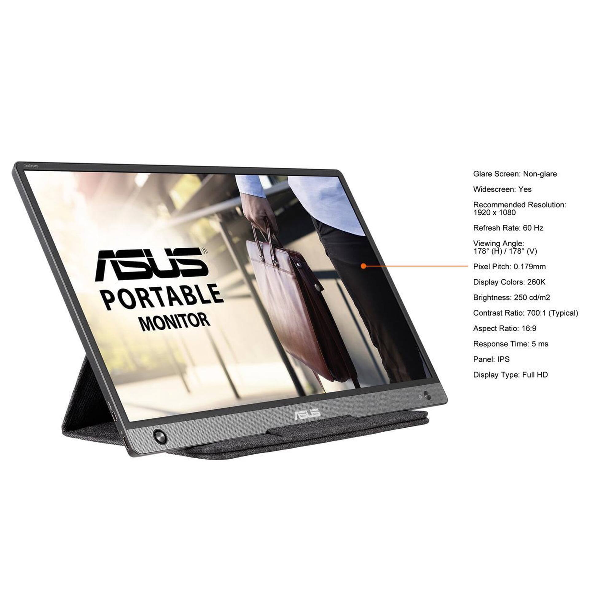 Glare Screen: Non-glare  
Widescreen: Yes  
Recommended Resolution: 1920 x 1080  
Refresh Rate: 60 Hz  
Viewing Angle: 178° (H) / 178° (V)  
Pixel Pitch: 0.179mm  
Display Colors: 260K  
Brightness: 250 cd/m²  
Contrast Ratio: 700:1 (Typical)  
Aspect Ratio: 16:9  
Response Time: 5 ms  
Panel: IPS  
Display Type: Full HD
