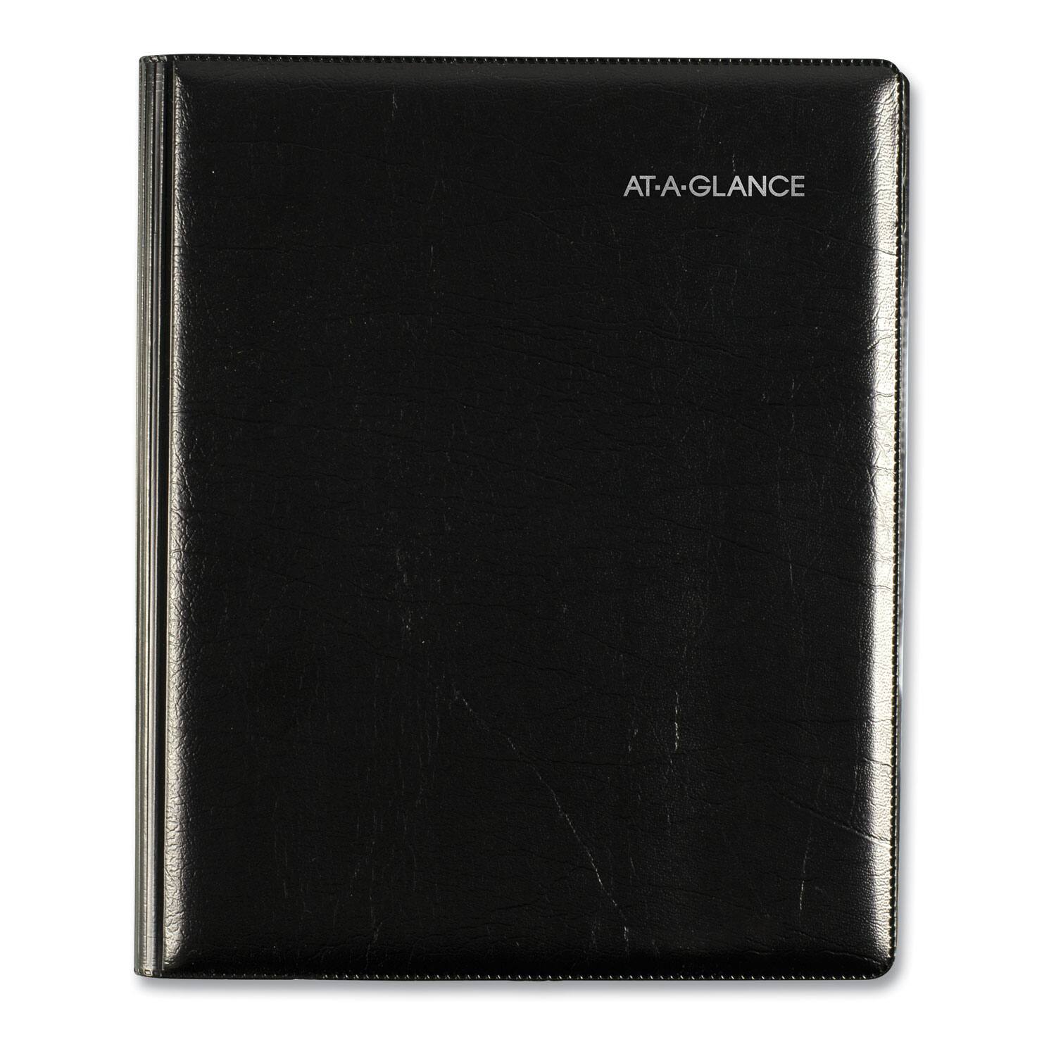 Back. AT-A-GLANCE - DayMinder Executive Weekly Monthly Refillable Planner 8.75 x 7 Black Cover 12 Month Jan to Dec 2026.