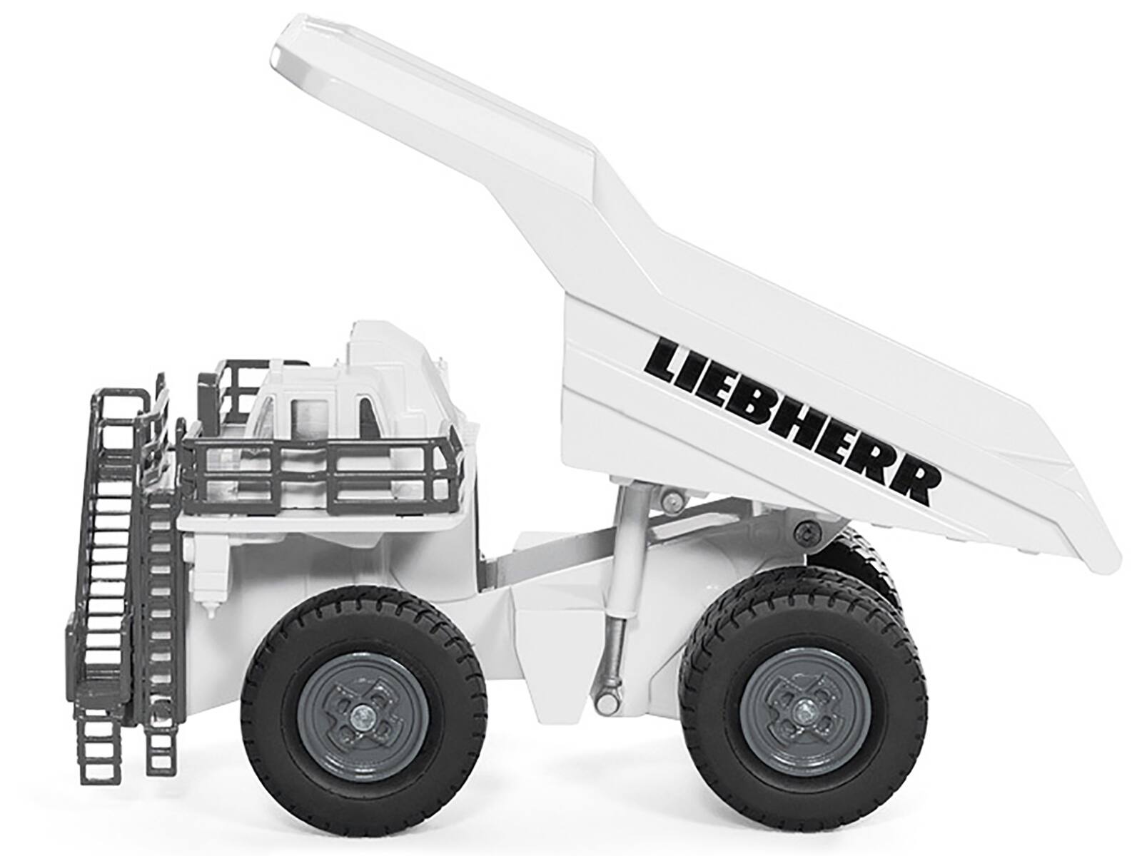 Alt View 2. SIKU - Liebherr T 264 Mining Truck White 1/87 (HO) Diecast Model by Siku.