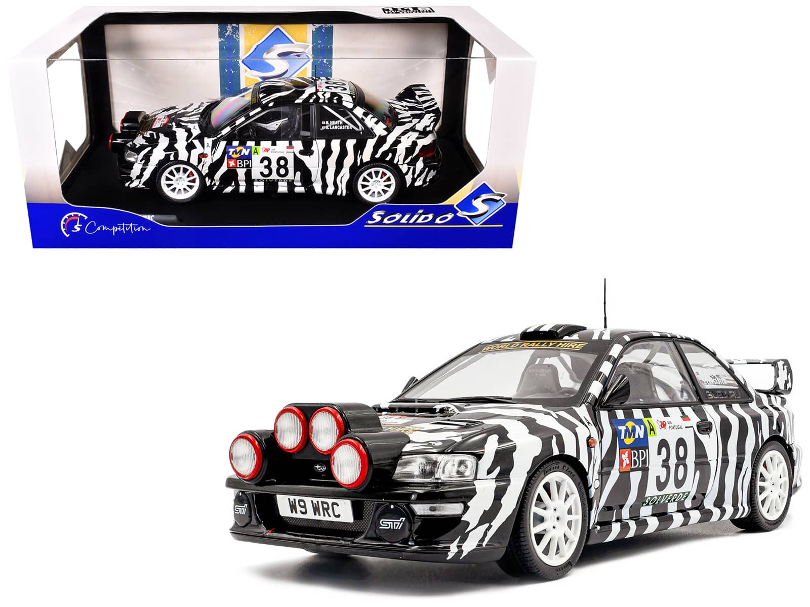 "Subaru Impreza S5 WRC99 #38 ""Rallye de Portugal"" (2001) ""Competition"" Series 1/18 Diecast Model Car by Solido" price history on PriceWatchPro
