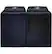 Alt View 18. GE Profile - 7.3 Cu. Ft. Smart Gas Dryer with Steam and Tangle Control - Sapphire Blue.