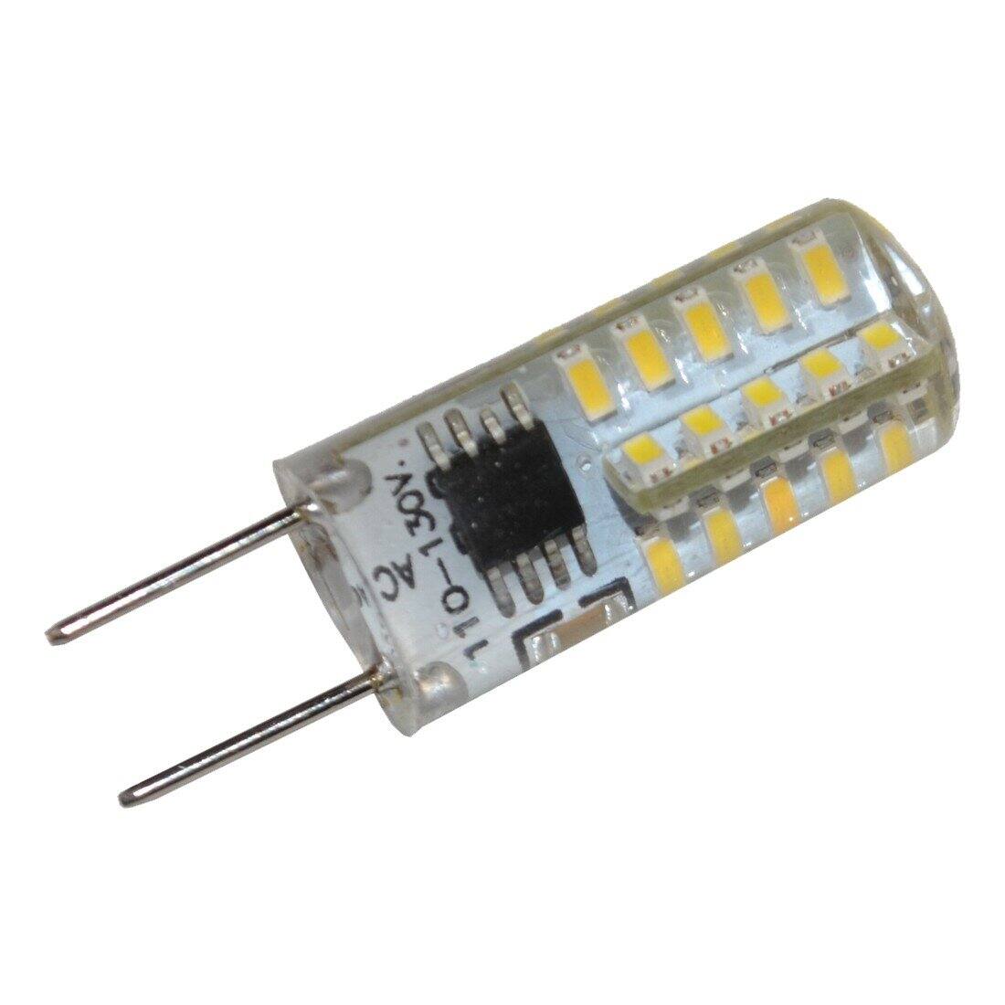 Back. HQRP - G8 Bi-Pin LED Bulb 40 SMD 3014, 2 W 110 V, 6000-6500 K, 200-250 lm, Non-Dimmable.