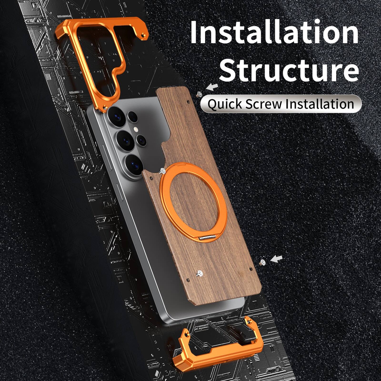 Installation Structure  
Quick Screw Installation