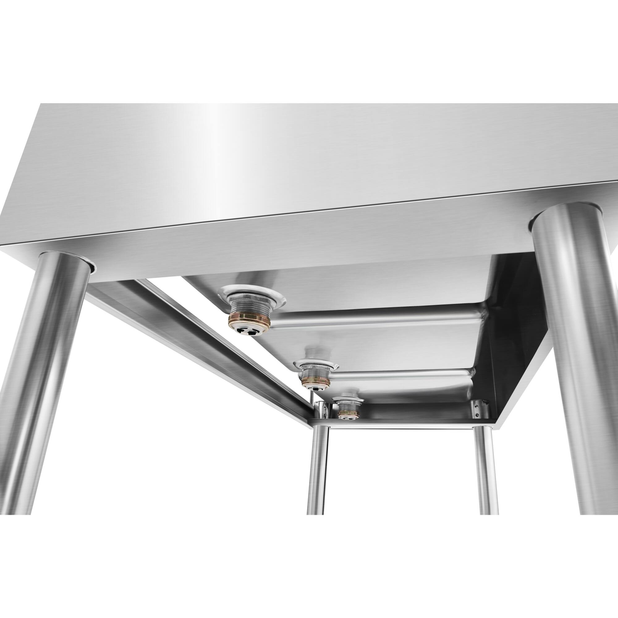 Alt View 4. Koolmore - 38 in. Three-Compartment  Bar Sink with 3 in. Backsplash and Low Lead Faucet, NSF Certified - Stainless Steel.