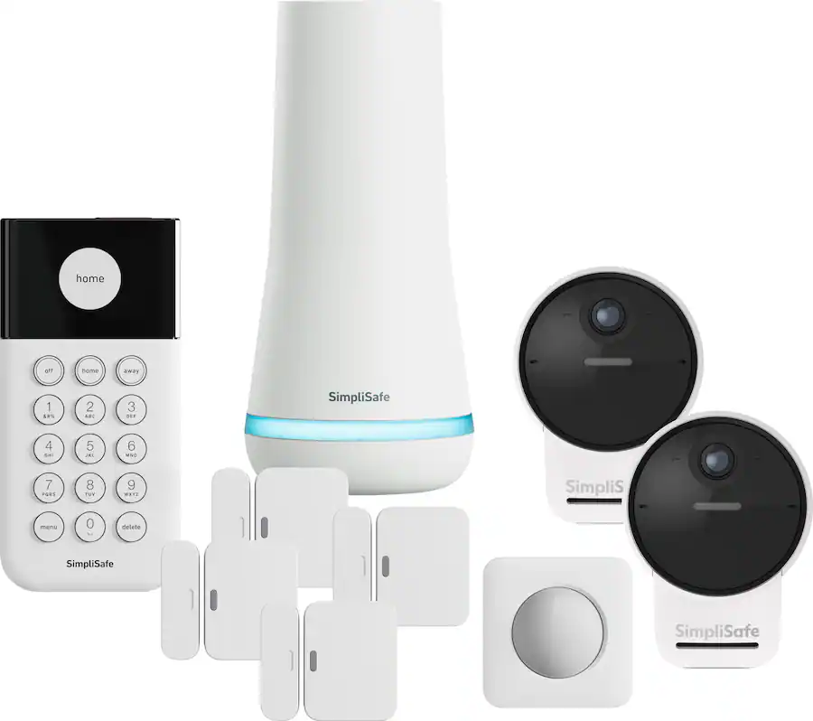 Home Security System Simplisafe Camera Storage SimpliSafe Wireless