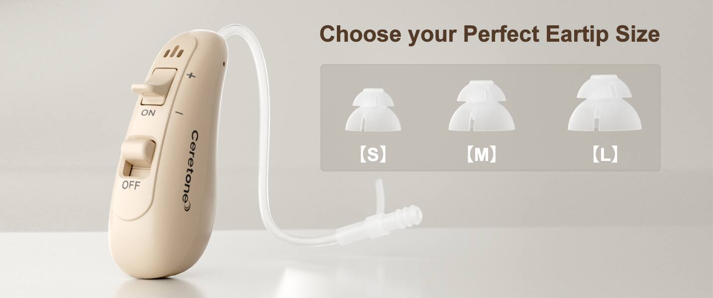 Choose your Perfect Eartip Size

Ceretone

ON OFF

[S] [M] [L]