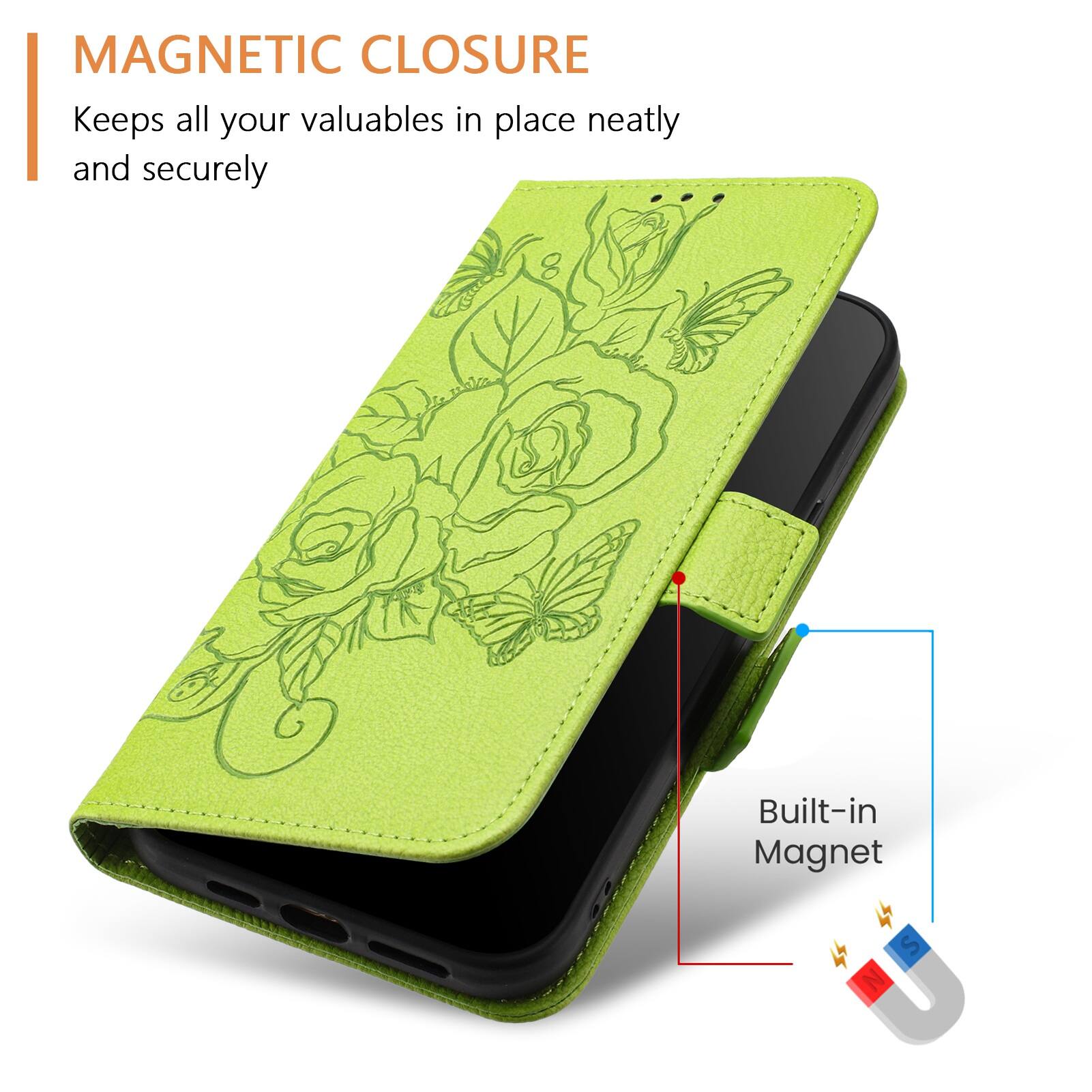 MAGNETIC CLOSURE  
Keeps all your valuables in place neatly and securely  

Built-in Magnet