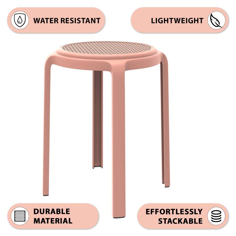 - WATER RESISTANT- LIGHTWEIGHT- DURABLE MATERIAL- EFFORTLESSLY STACKABLE
