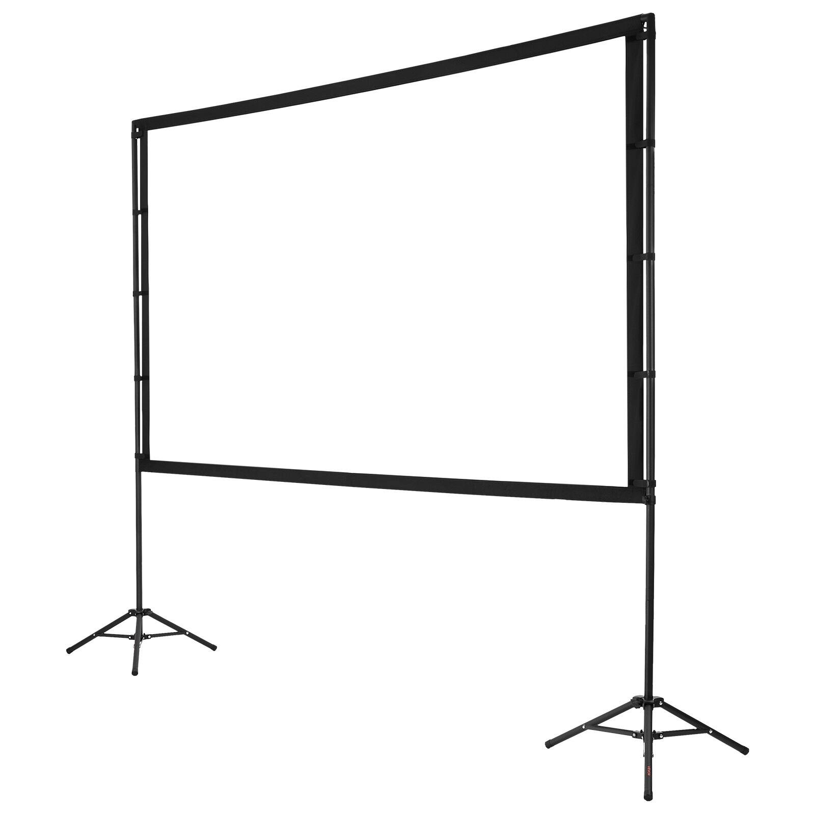 Alt View 10. Glintex - 100" Projector Screen 16:9 4K HD Portable Dual Tripod 160° Wide Angle.