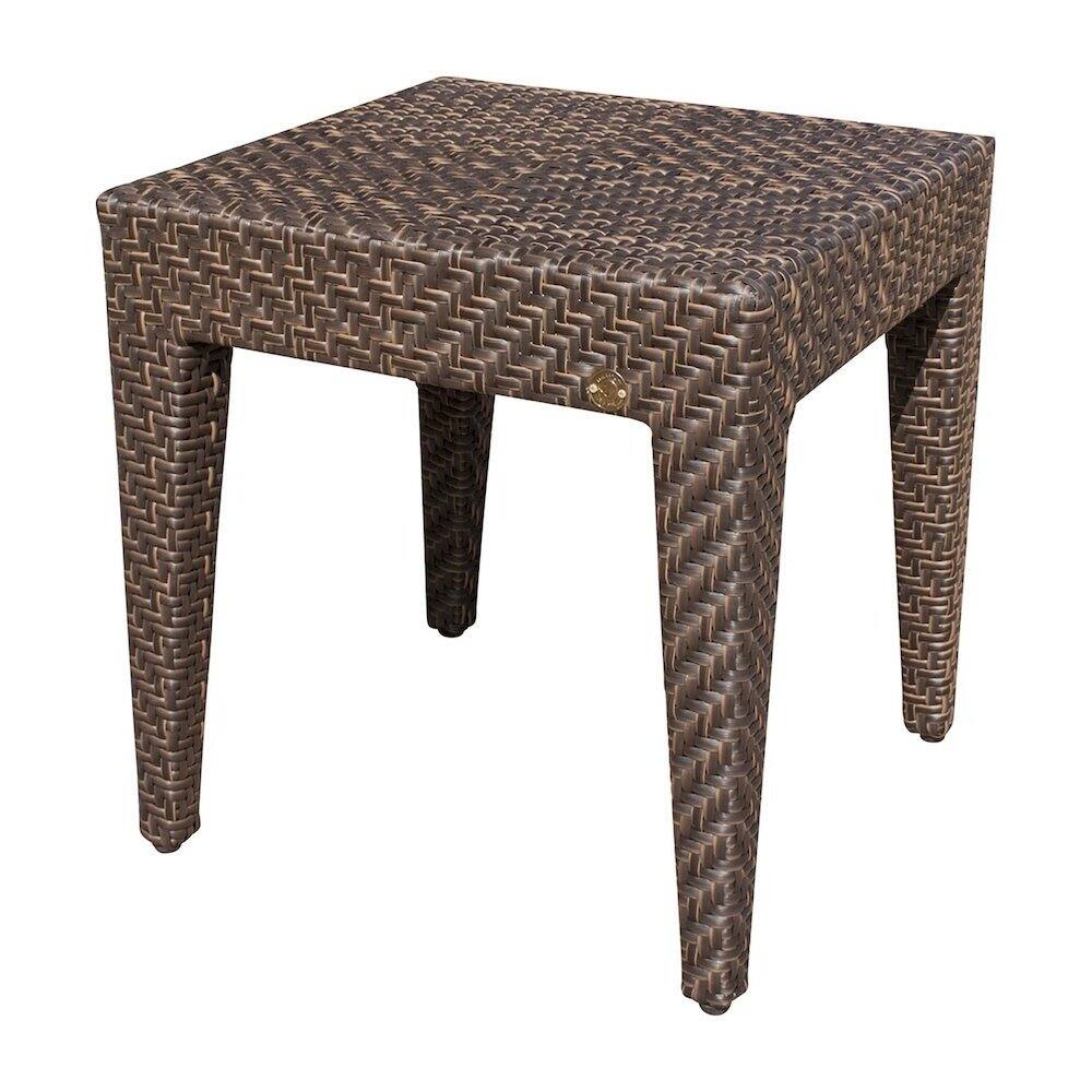 Angle. Panama Jack Outdoor - Soho End Table - Brown.
