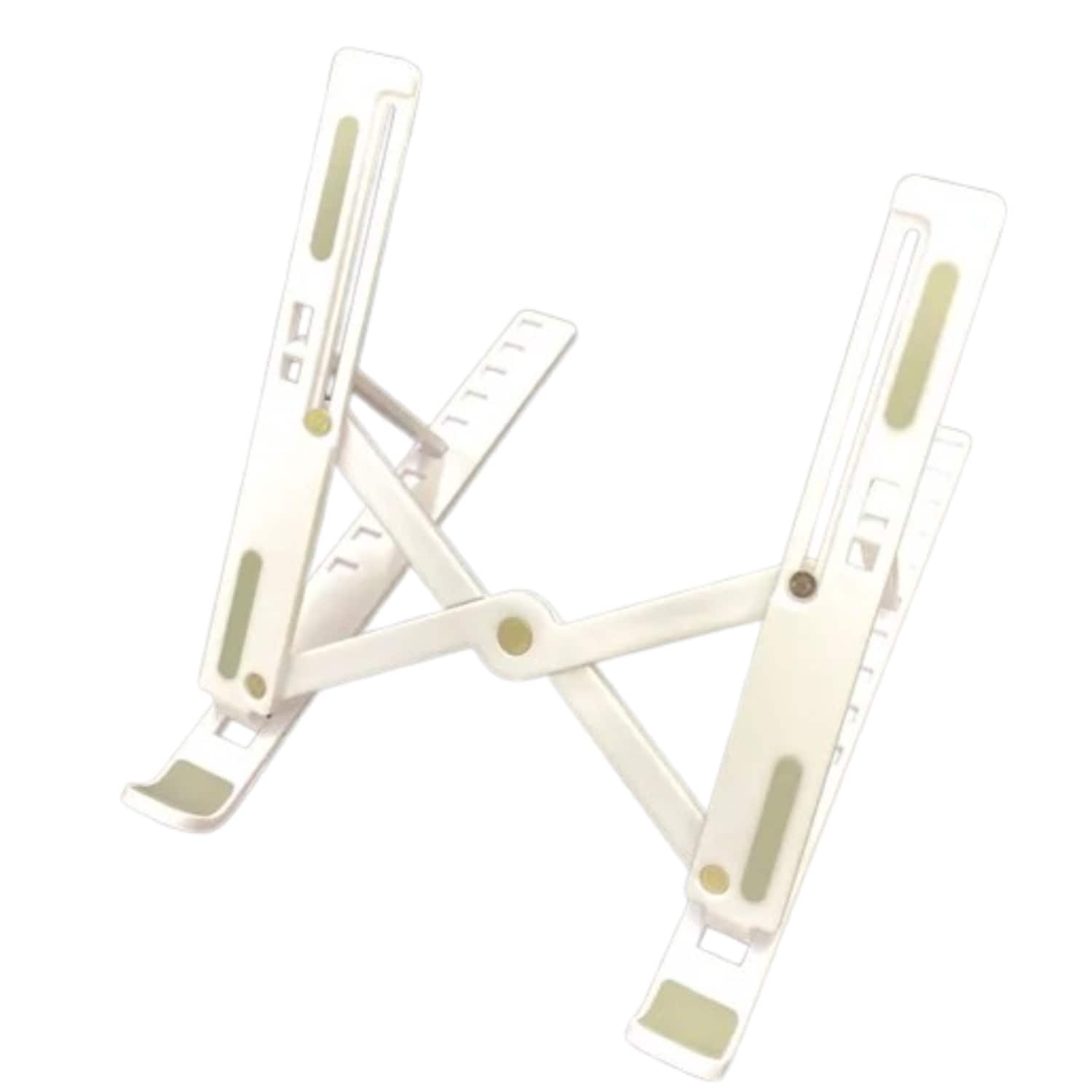 Stock Preferred - Adjustable ABS Folding Laptop Stand - Silver