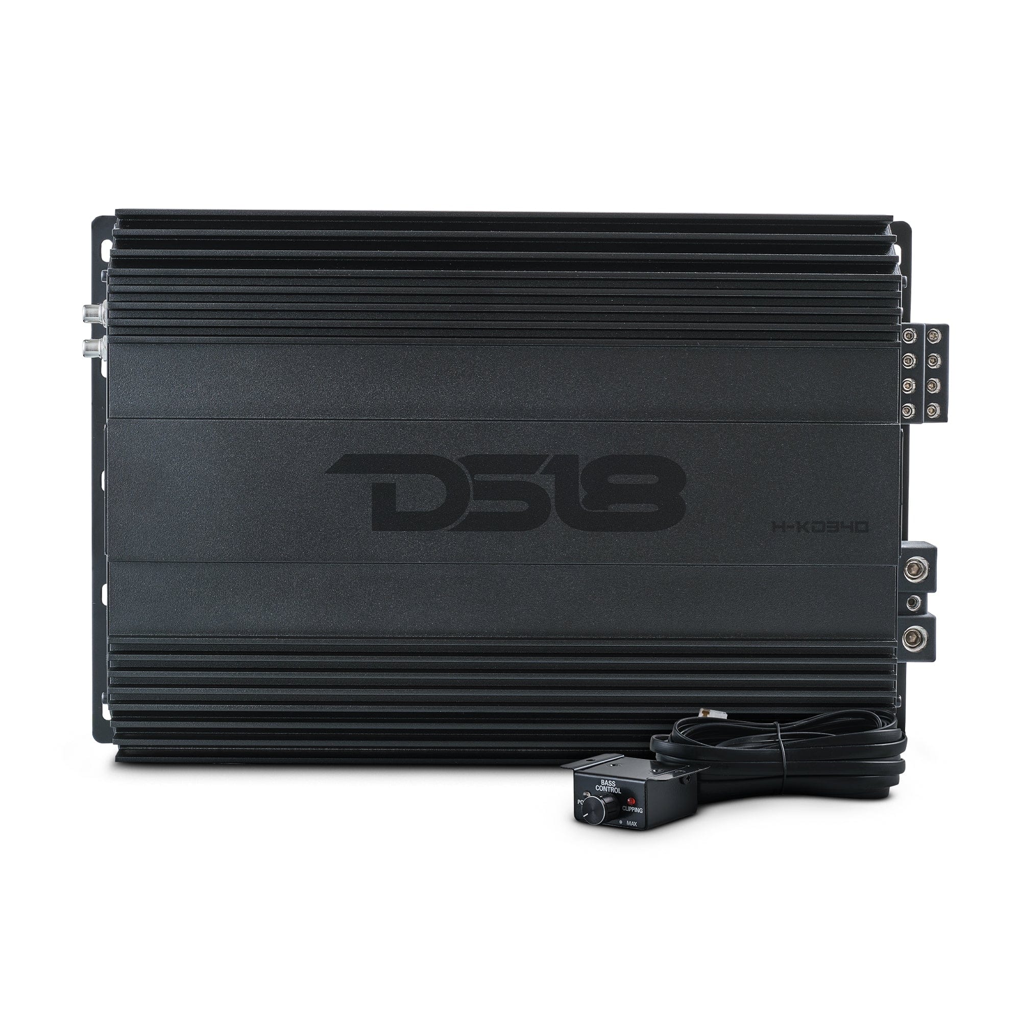 DS18 Audio - HOOLIGAN KO 4-Channel Class D Car Amplifier, 4 x 300W RMS at 4 Ohm - Black