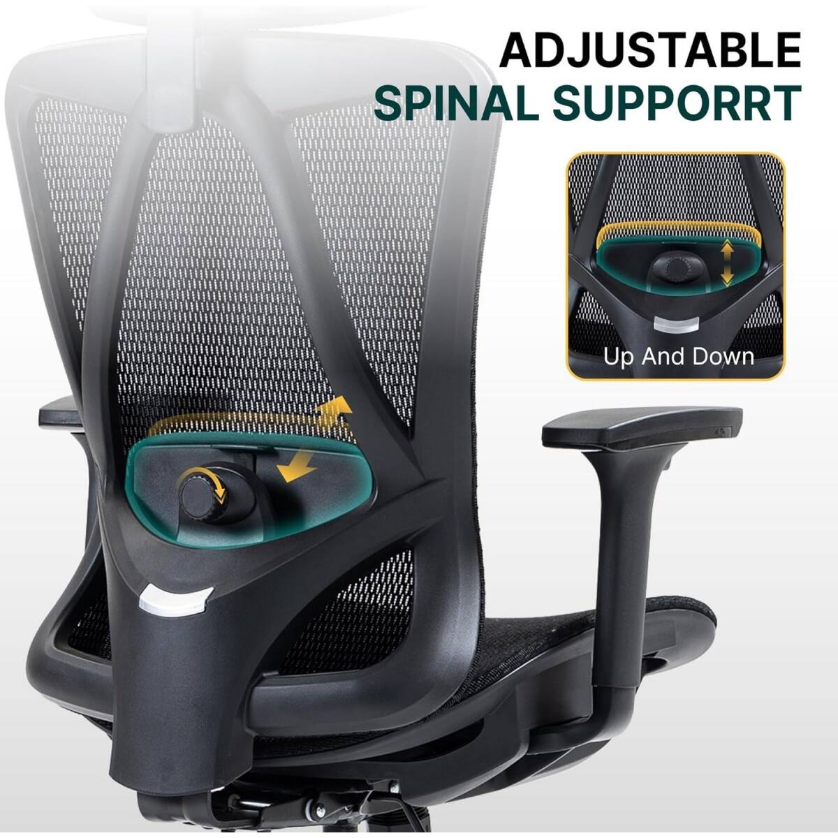 ADJUSTABLE SPINAL SUPPORT

Up And Down